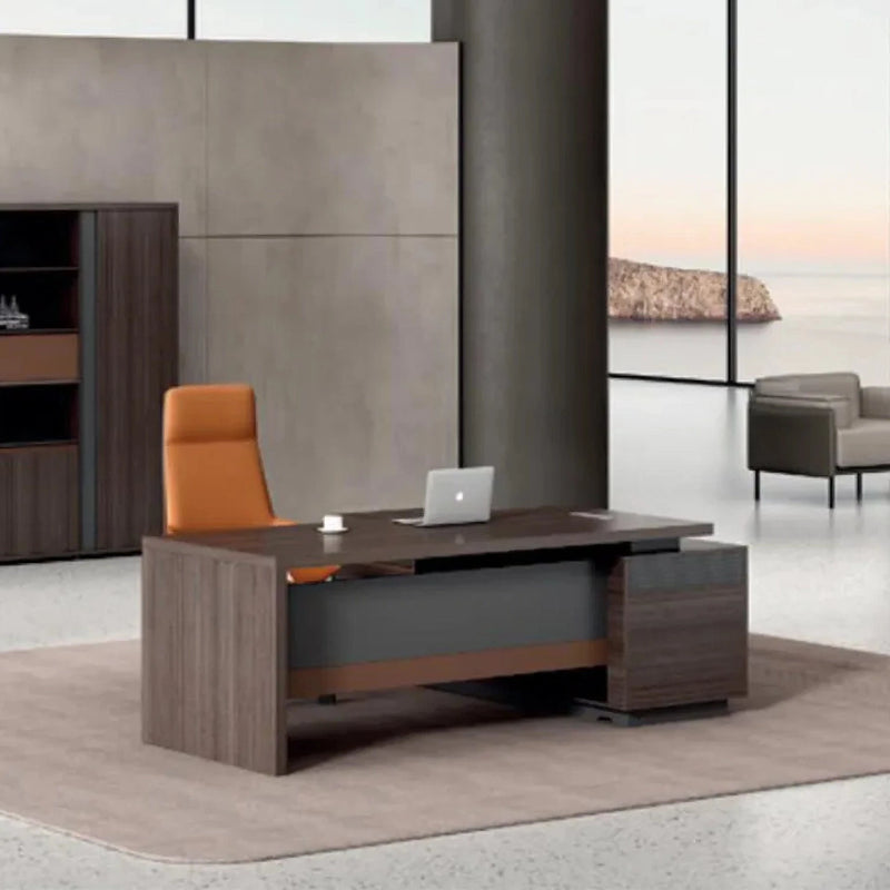 Xaviel · Modern L-Shaped Executive Desk