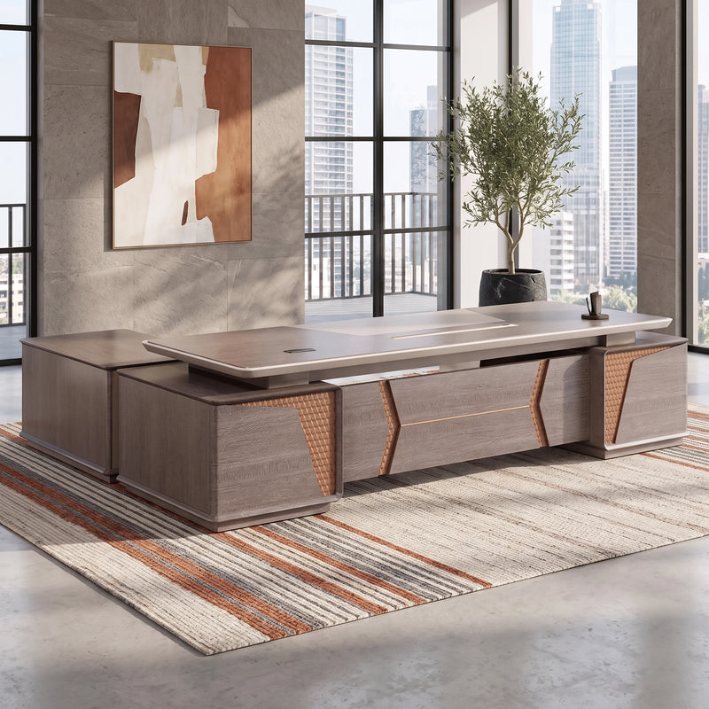 York desk in a modern office