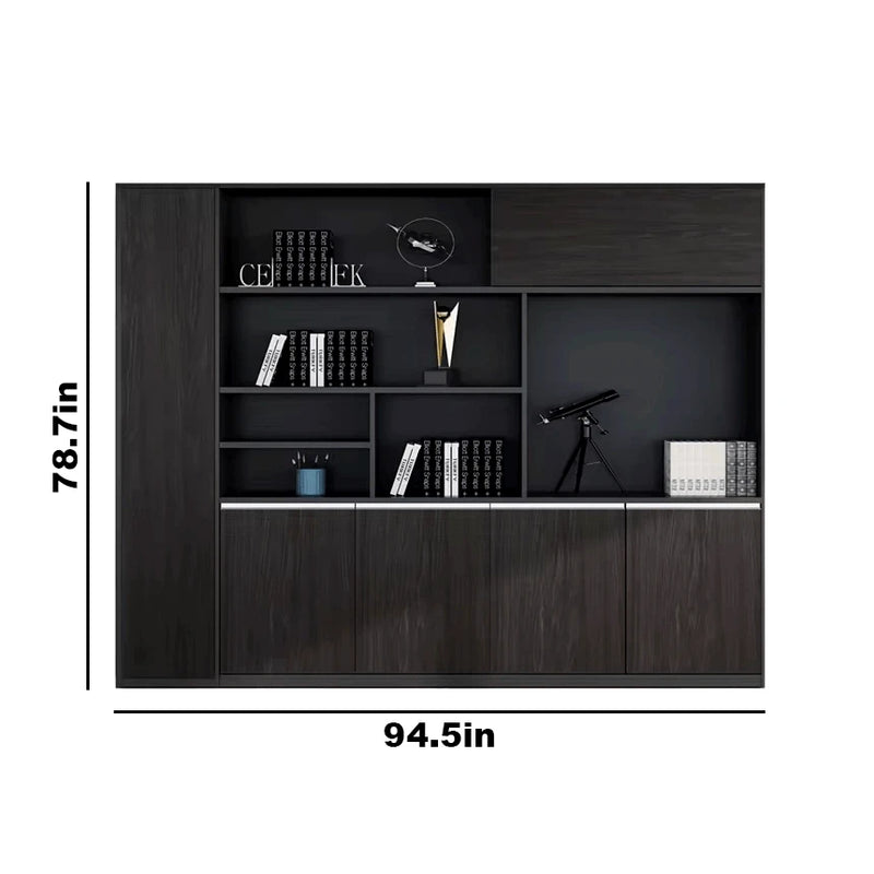 Estantería de pared para biblioteca Yun de 95