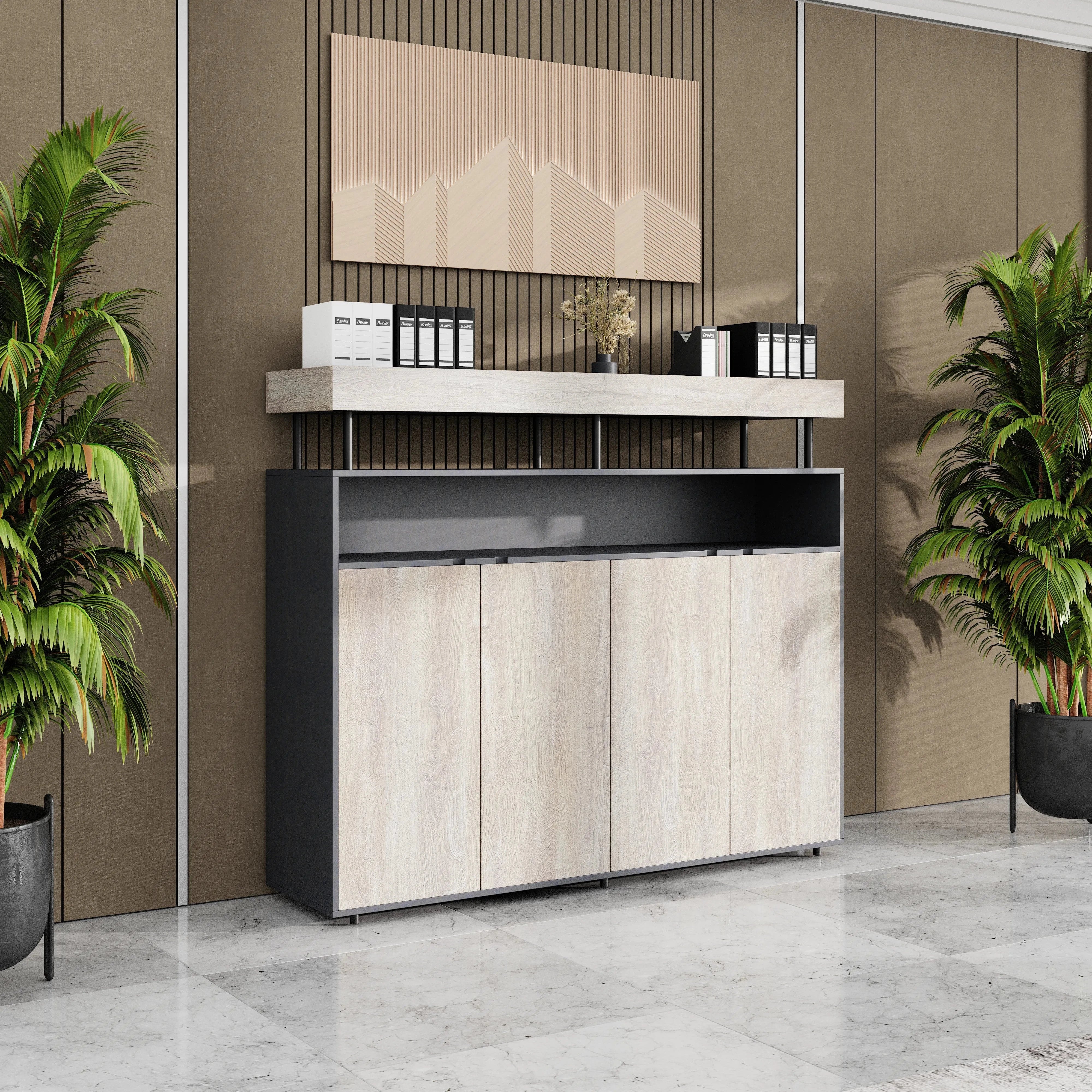 Yvette ยท Office Credenza Cabinet Sideboard