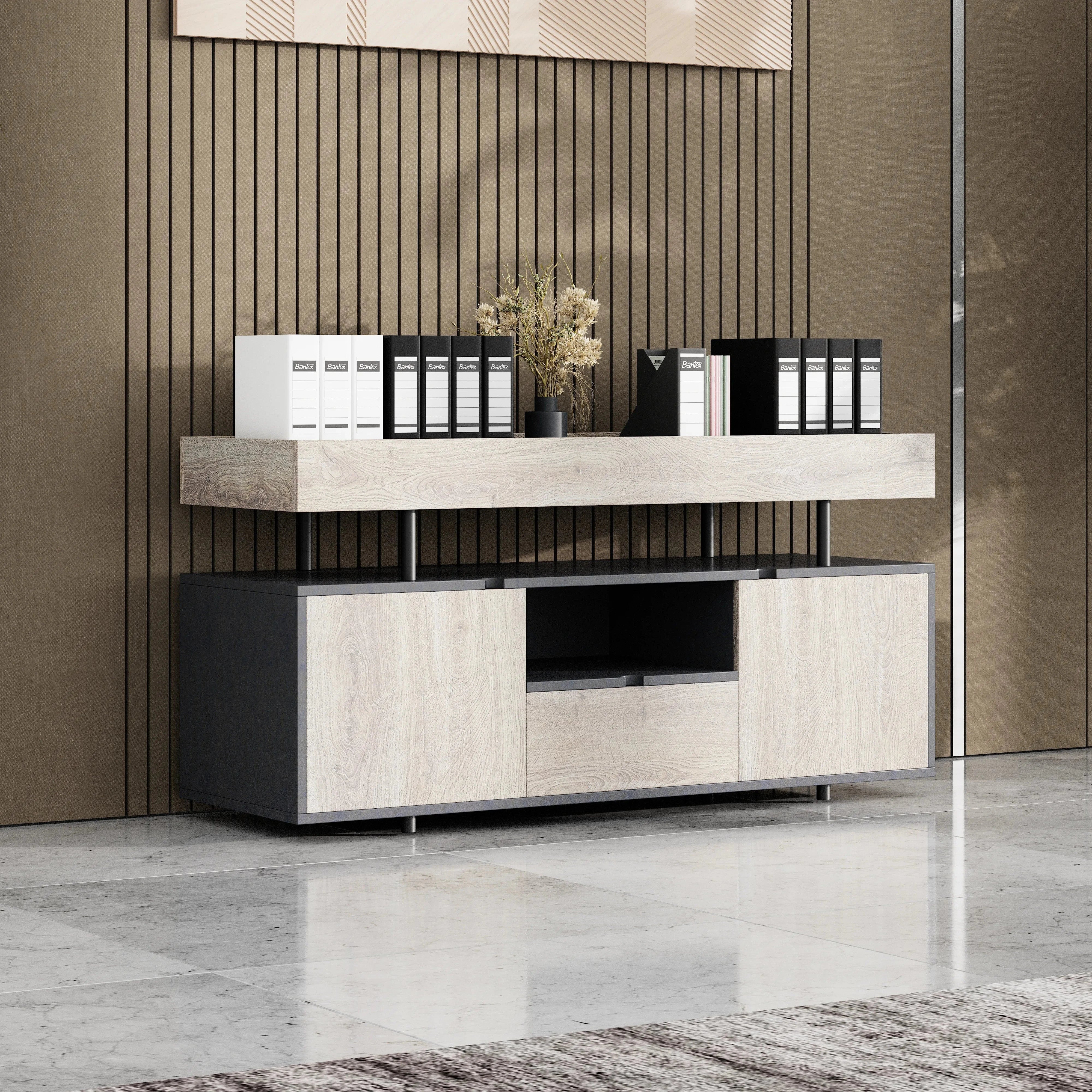 Yvette ยท Office Credenza Cabinet Sideboard