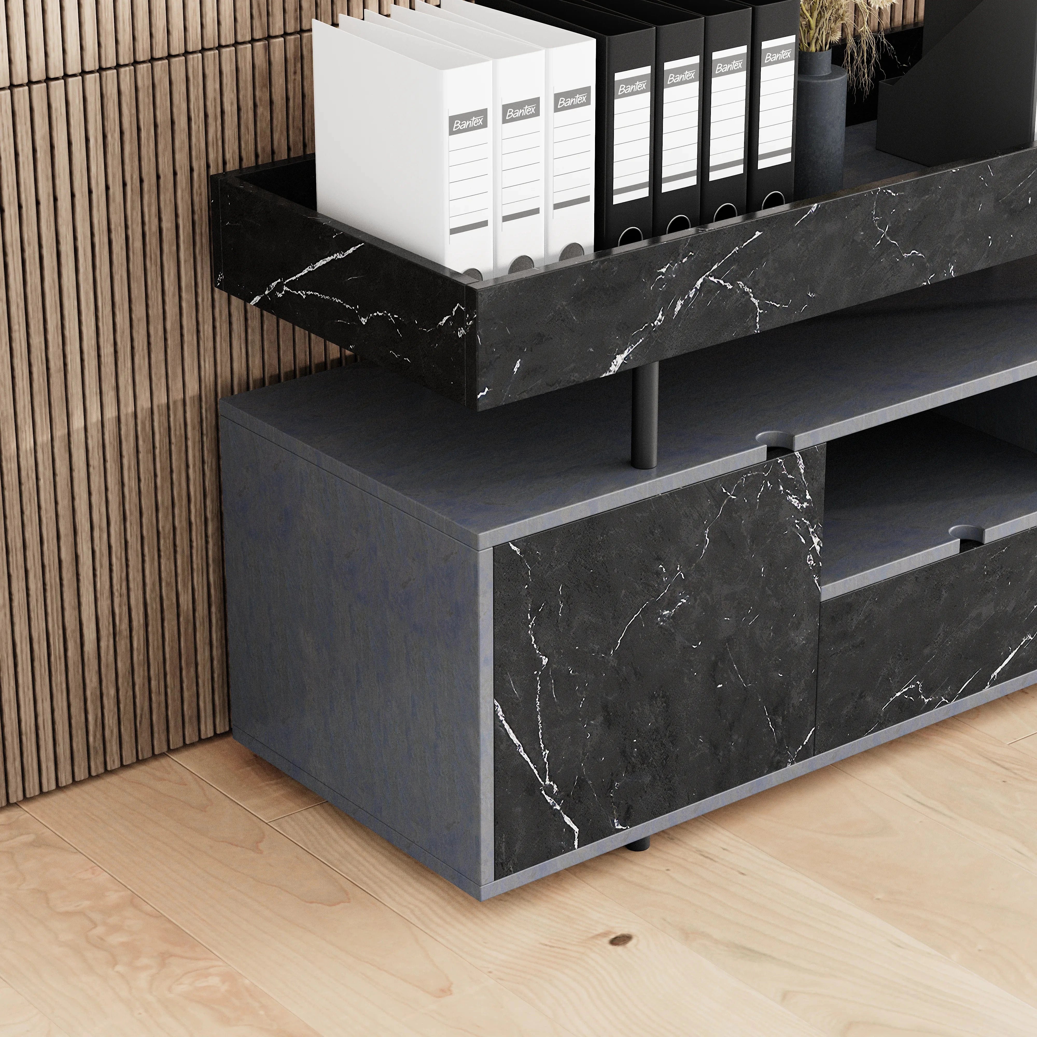 Yvette ยท Office Credenza Cabinet Sideboard