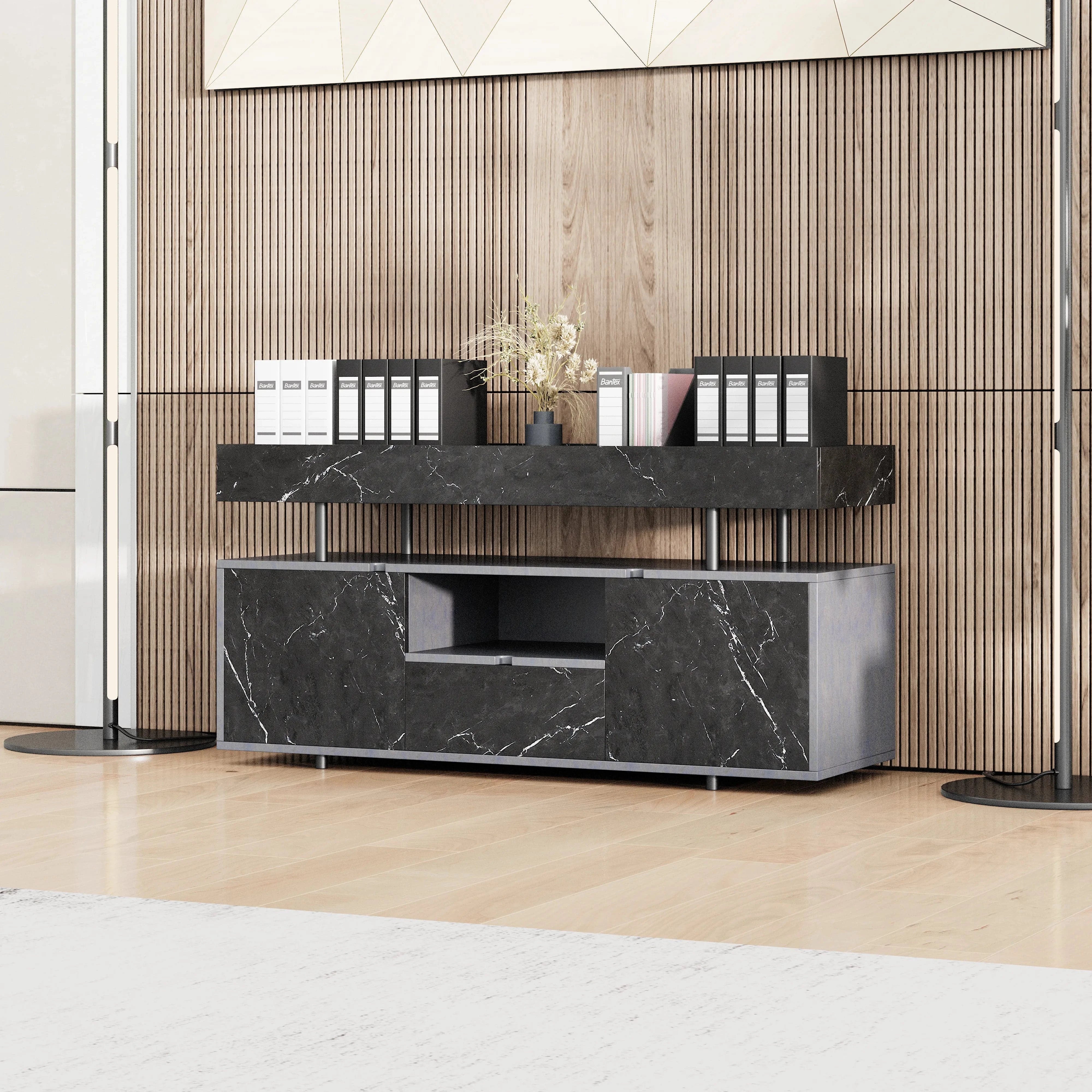 Yvette ยท Office Credenza Cabinet Sideboard