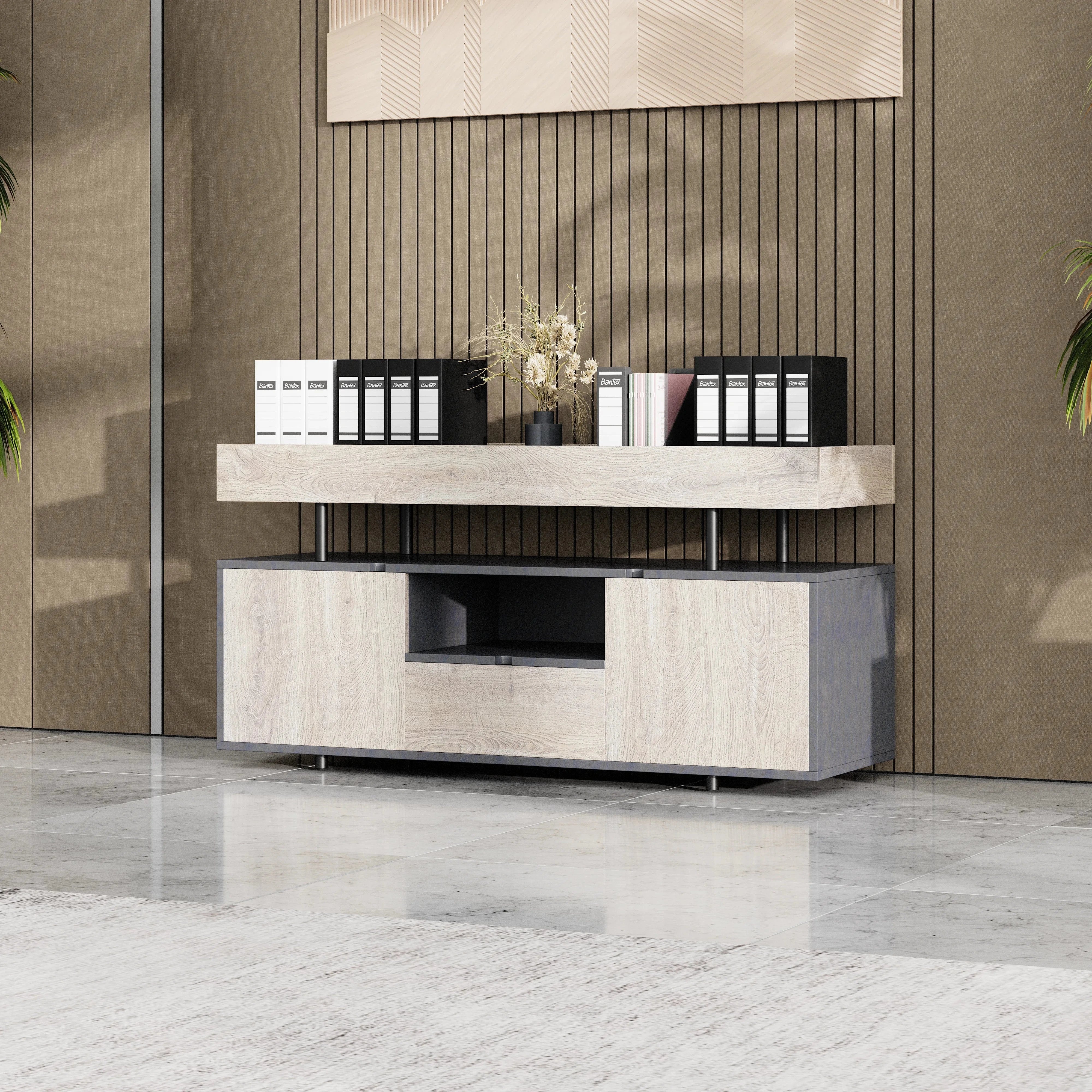 Yvette ยท Office Credenza Cabinet Sideboard