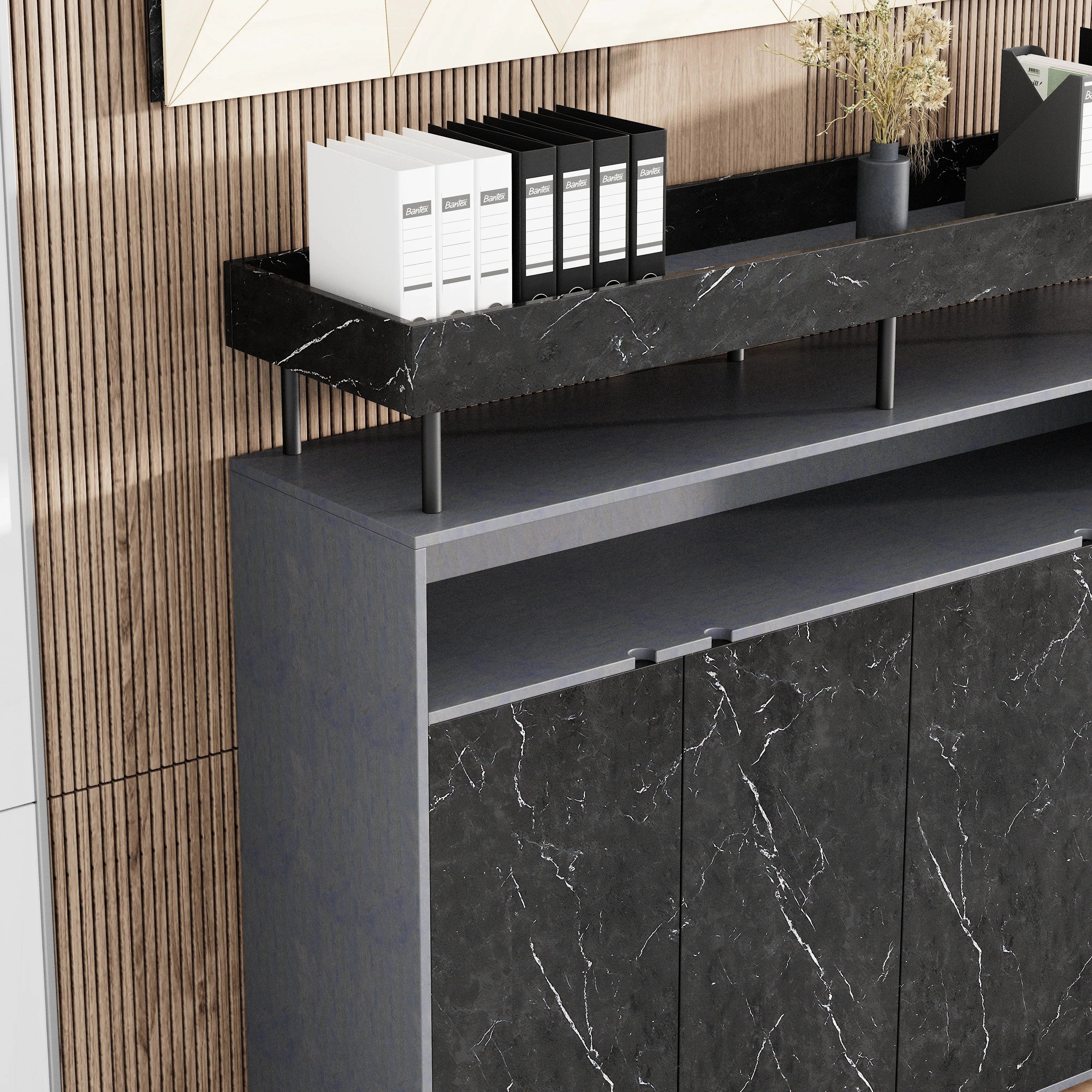 Yvette ยท Office Credenza Cabinet Sideboard