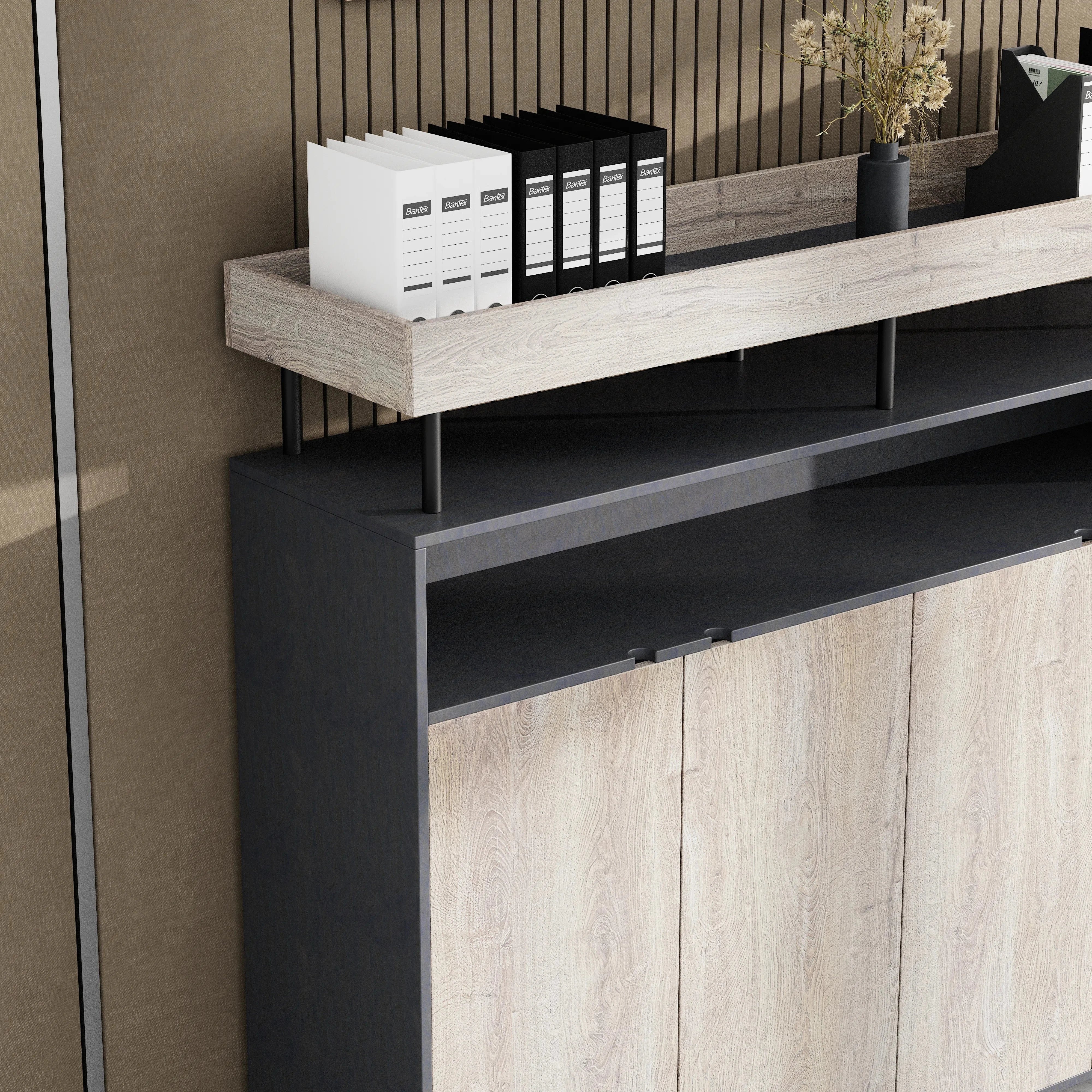 Yvette ยท Office Credenza Cabinet Sideboard