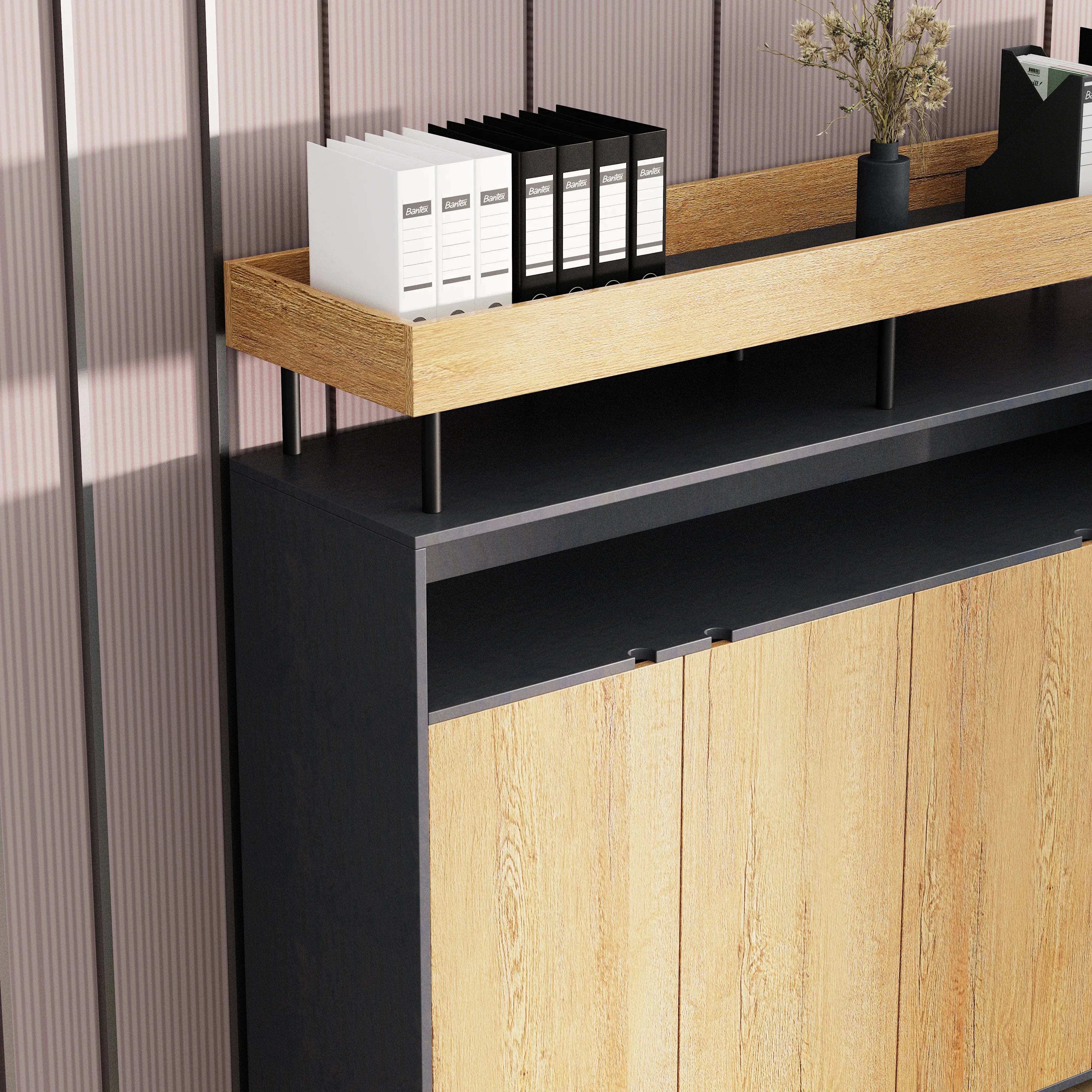 Yvette ยท Office Credenza Cabinet Sideboard