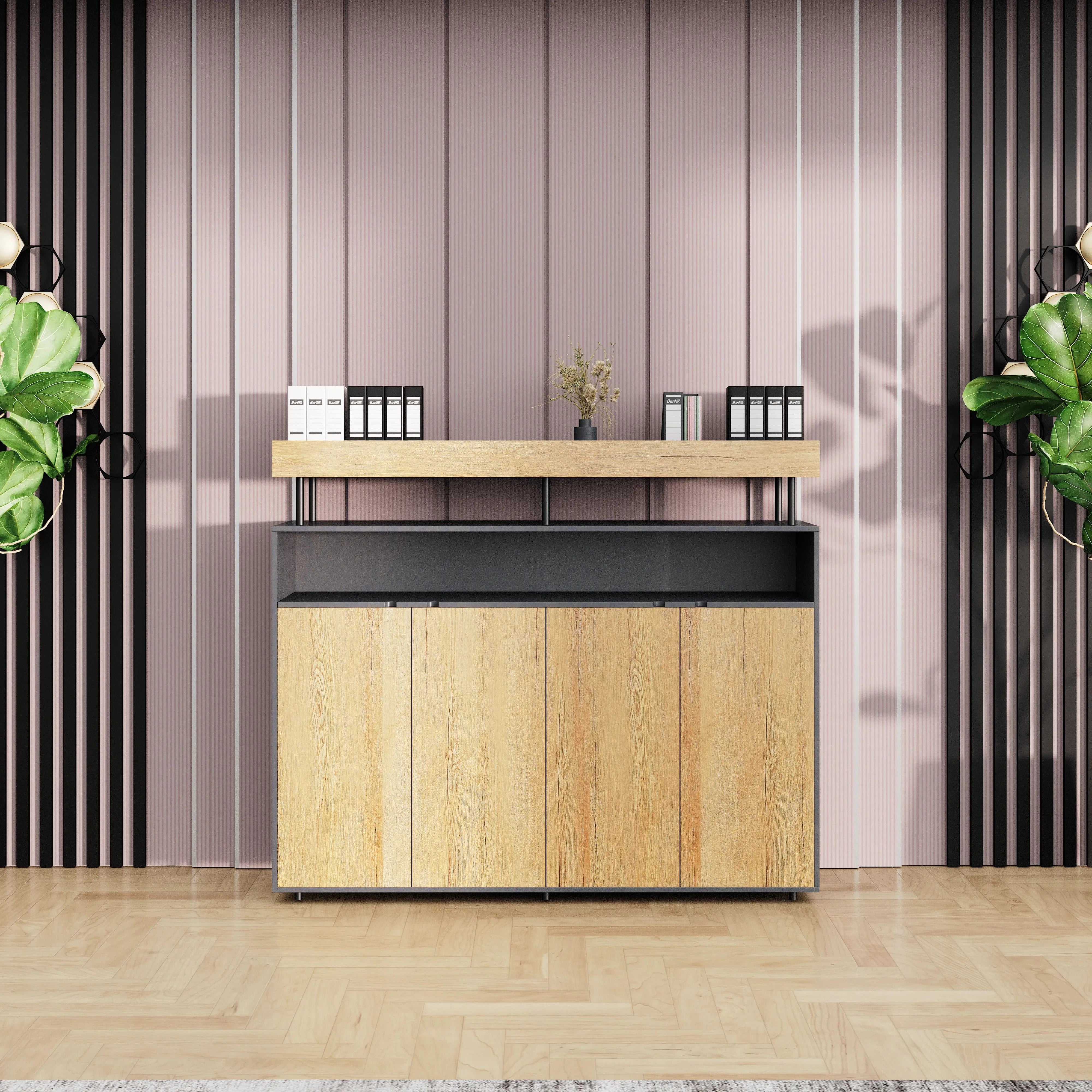 Yvette ยท Office Credenza Cabinet Sideboard
