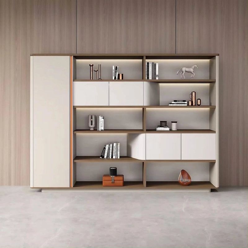 Zion · Office Shelves w/ Lighting & Storage