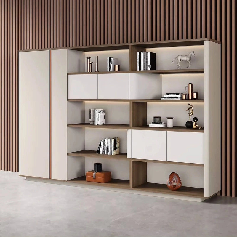 Zion · Office Shelves w/ Lighting & Storage