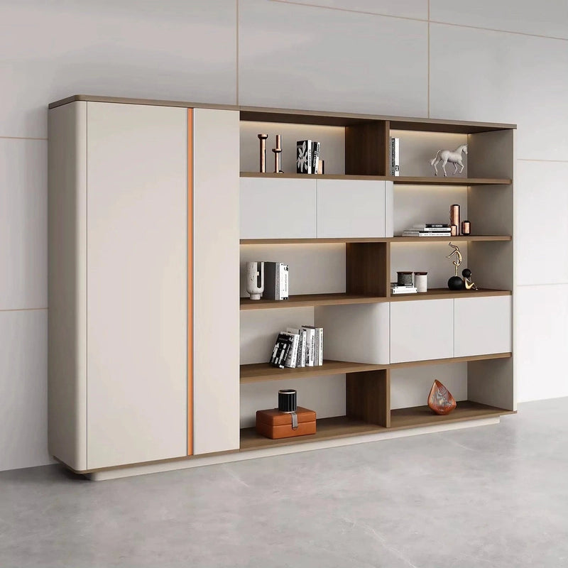 Zion · Office Shelves w/ Lighting & Storage