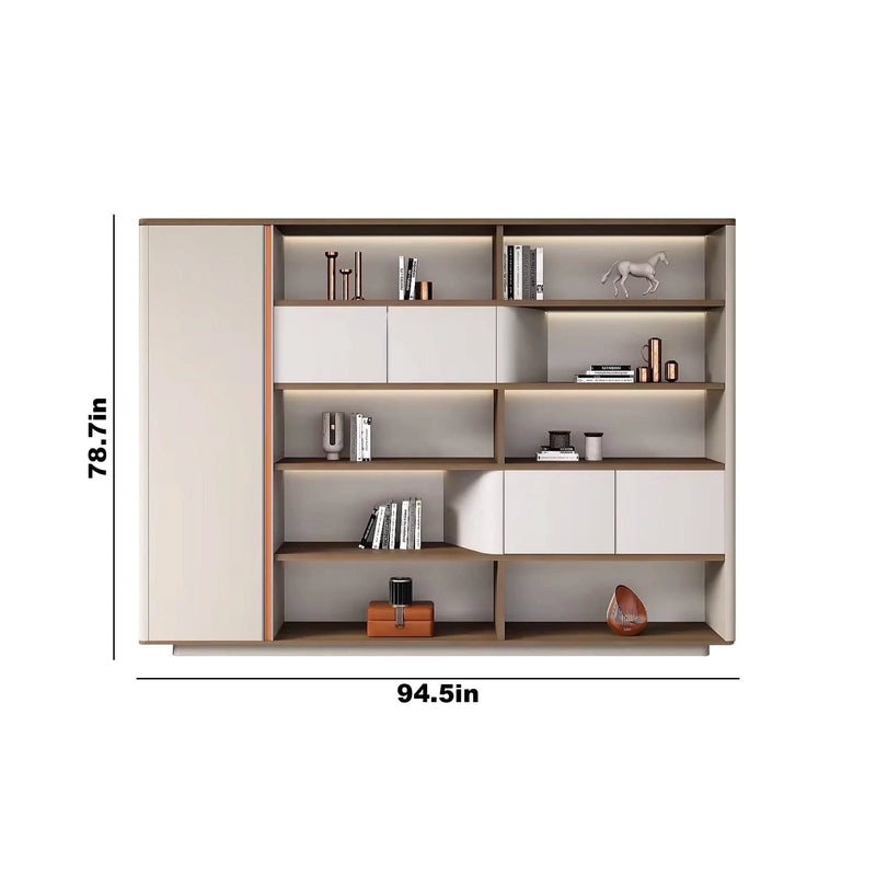 Zion · Office Shelves w/ Lighting & Storage