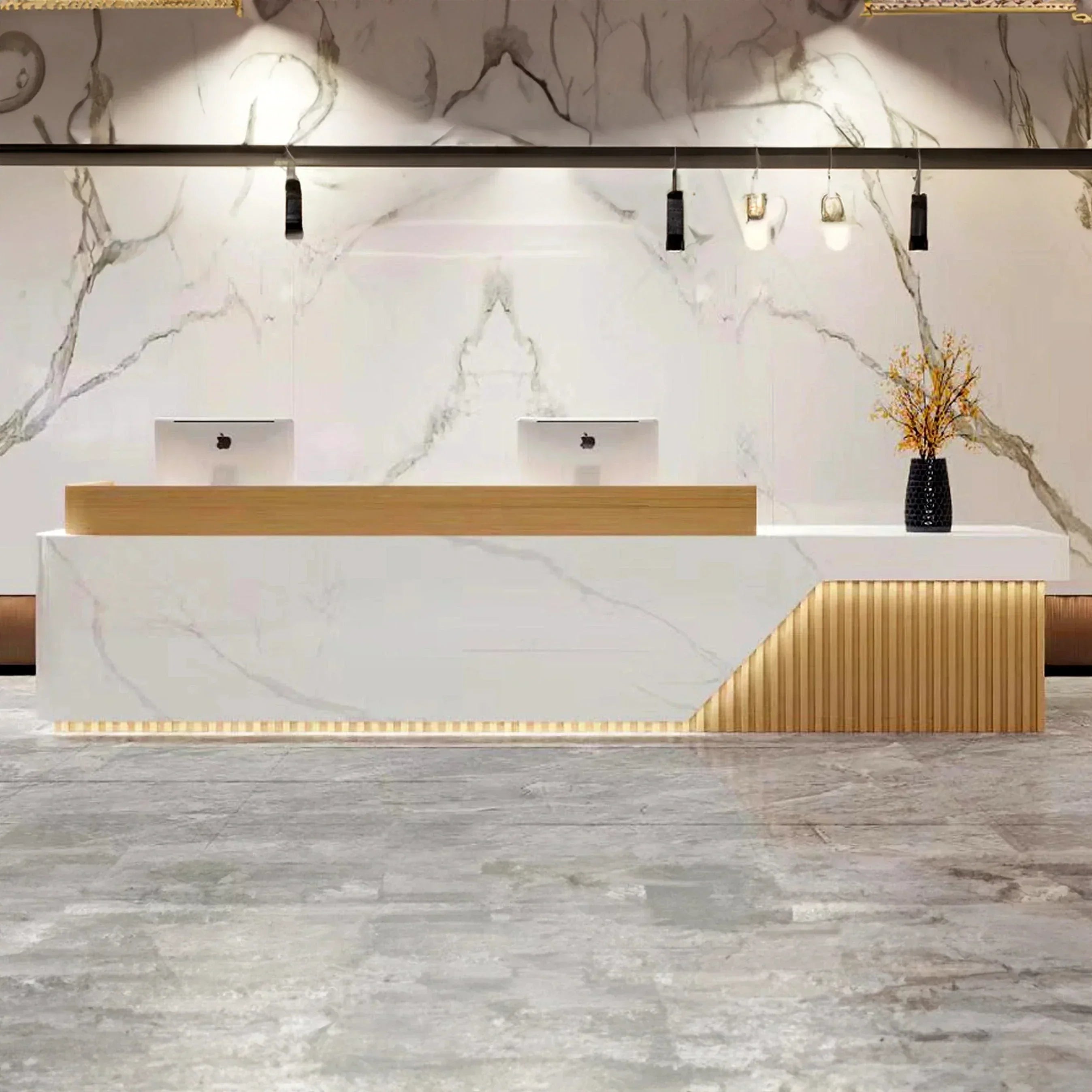 Ideal Reception Desk Dimensions for Any Office: A Guide