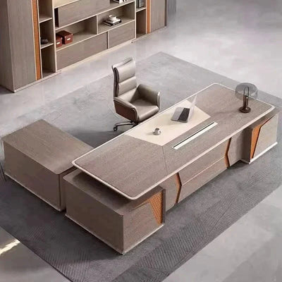 Hermes Collection: Versatile Tan Beige Office Furniture