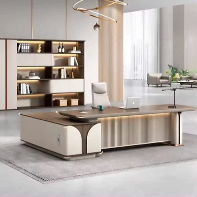 Athena Collection: Timeless Elegance in Beige Executive Furniture