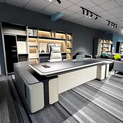 Hephaestus Collection: Strong Gray, Dark Blue, & Beige Furniture