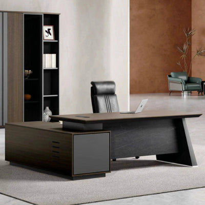 Hera Collection: Regal Black & Brown Office Furniture