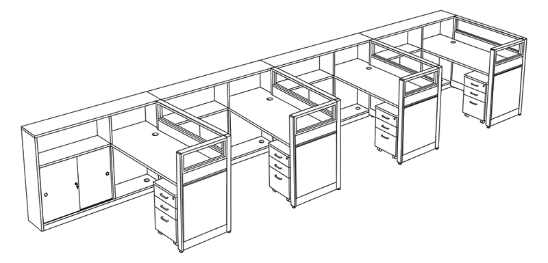 4-Person Inline