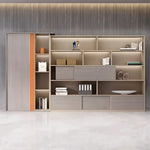 Seguin · Office Shelves w/ Integrated Lighting & Storage