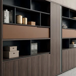 Rexton · Office Shelves w/ Integrated Lighting & Storage