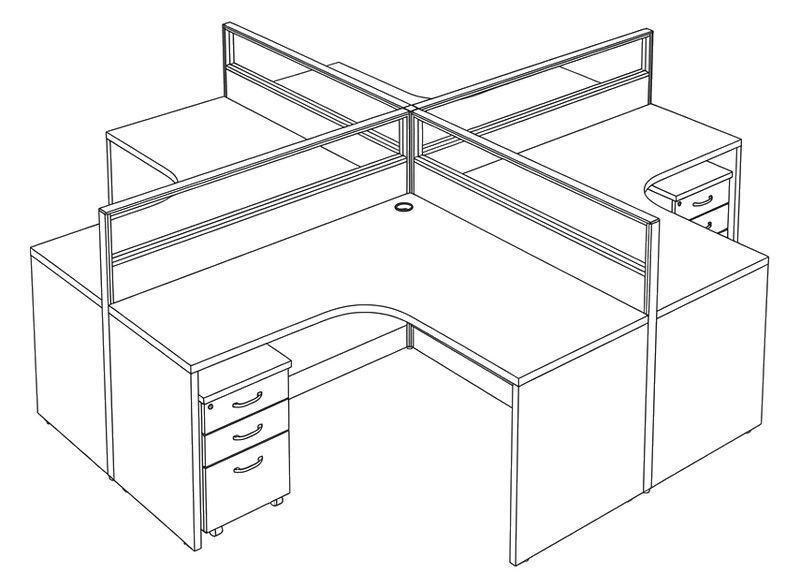 4-Person Team Cluster