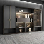 Stellan · Office Shelves w/ Integrated Lighting & Storage