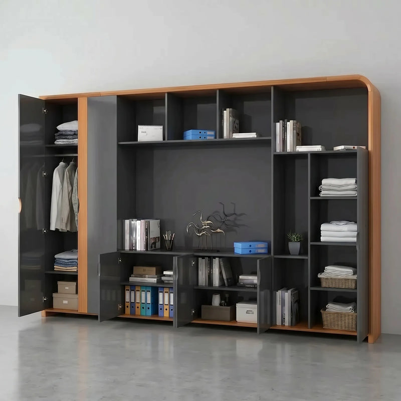 Euler · Office Shelves w/ Wardrobe & Storage