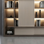 Alvric · Office Shelves w/ Integrated Lighting & Storage