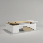 Albion · Executive L-Shaped Standing Desk, Adjustable Height