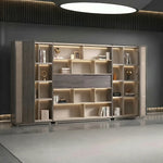 Fairwyn · Office Shelves w/ Integrated Lighting & Storage