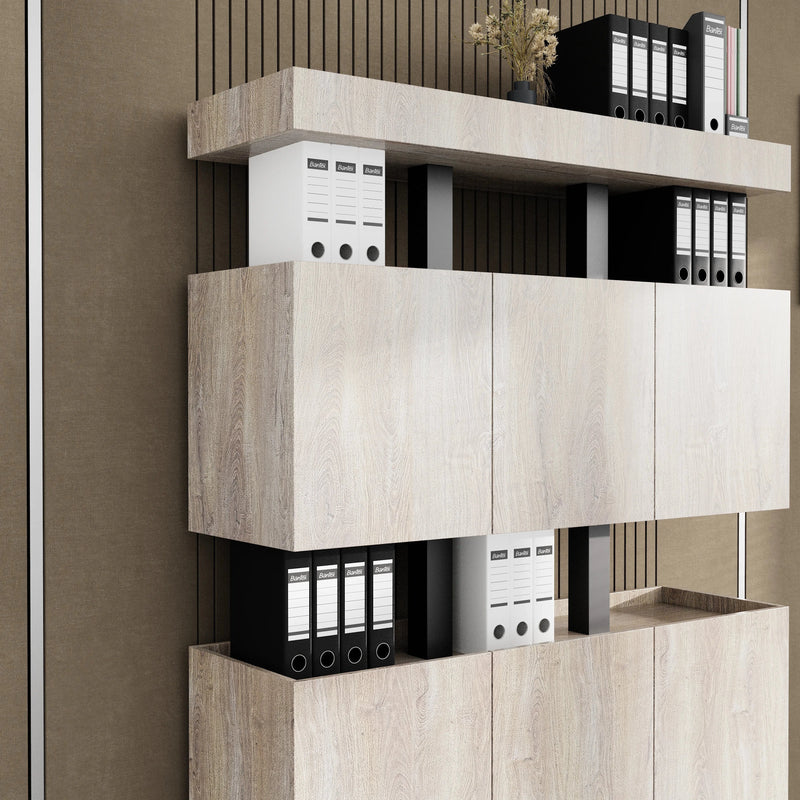 Estantería de pared para biblioteca Finn de 53 a 95