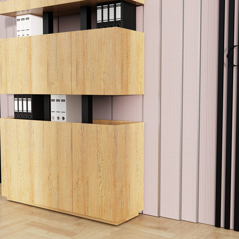 Estantería de pared para biblioteca Finn de 53 a 95