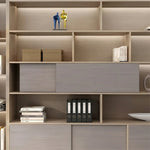 Seguin · Office Shelves w/ Integrated Lighting & Storage
