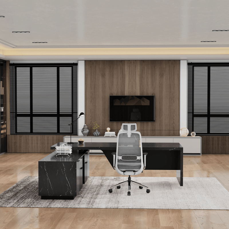 Maverick · Modern L-Shaped Executive Desk