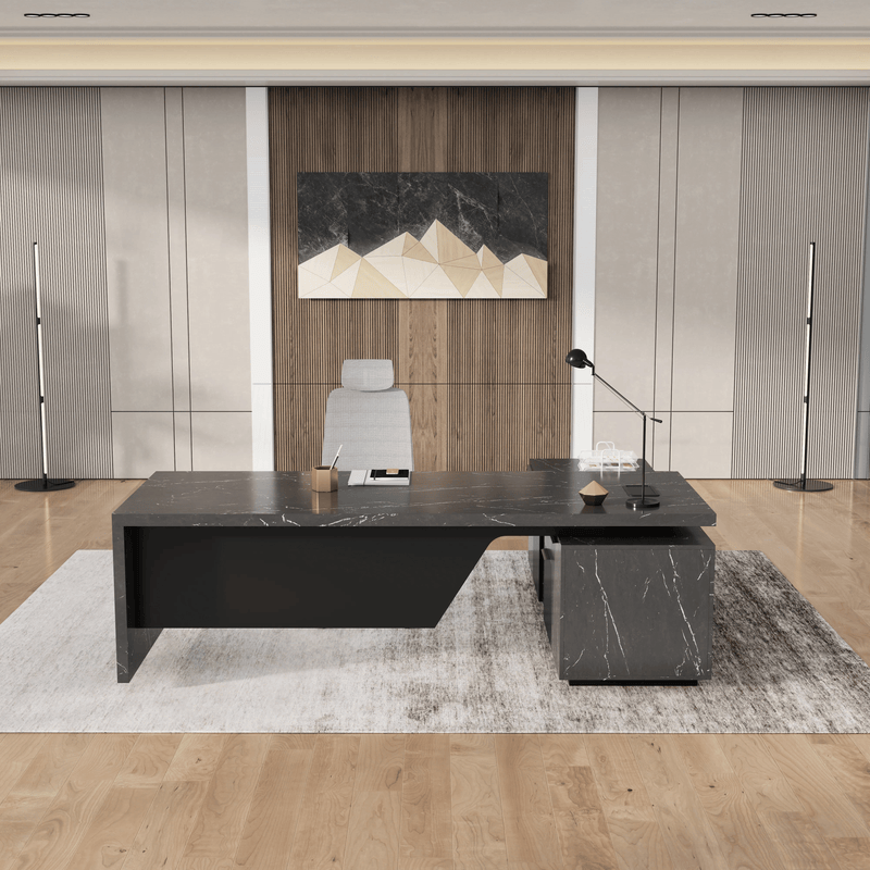 Maverick · Modern L-Shaped Executive Desk