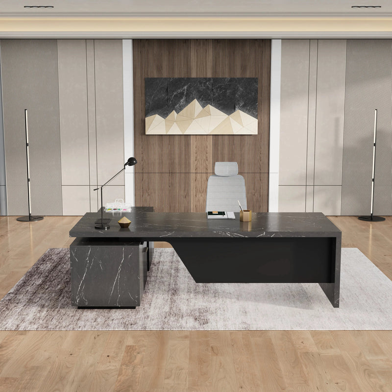 Maverick · Modern L-Shaped Executive Desk