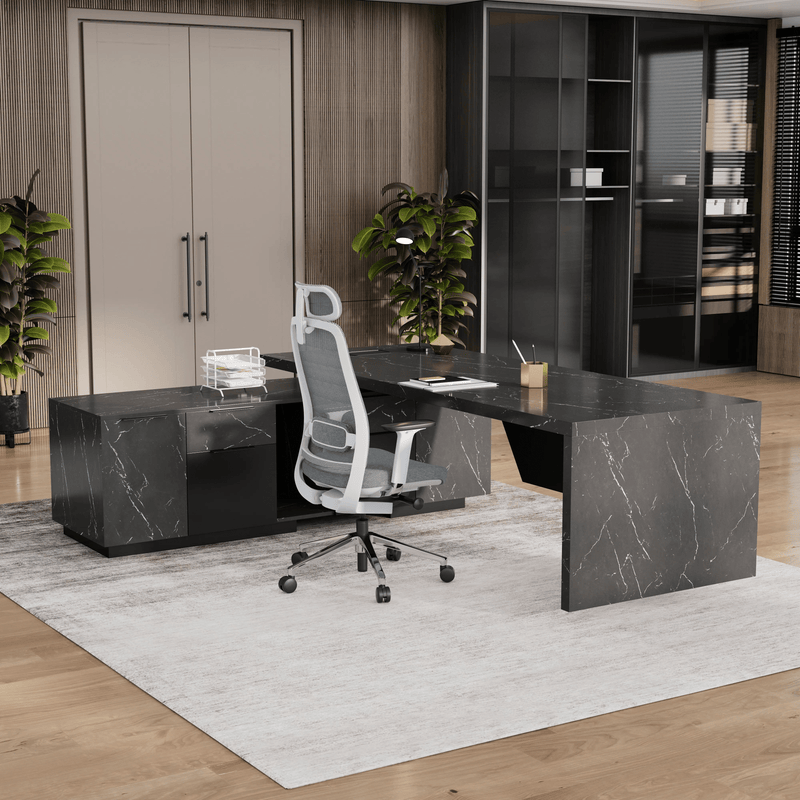 Maverick · Modern L-Shaped Executive Desk