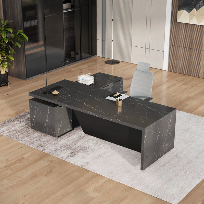 Maverick · Modern L-Shaped Executive Desk