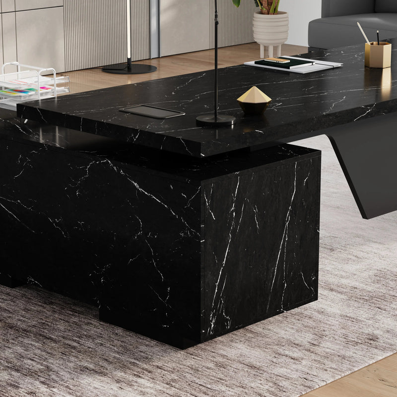 Maverick · Modern L-Shaped Executive Desk