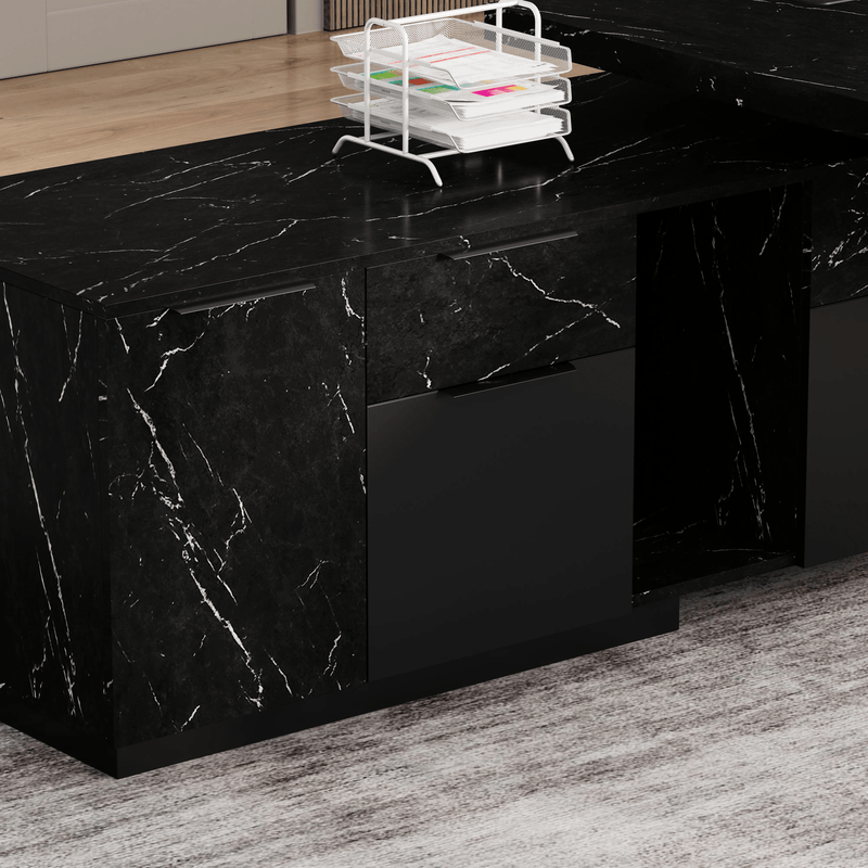 Maverick · Modern L-Shaped Executive Desk
