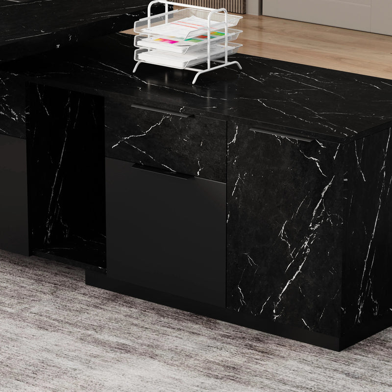 Maverick · Modern L-Shaped Executive Desk