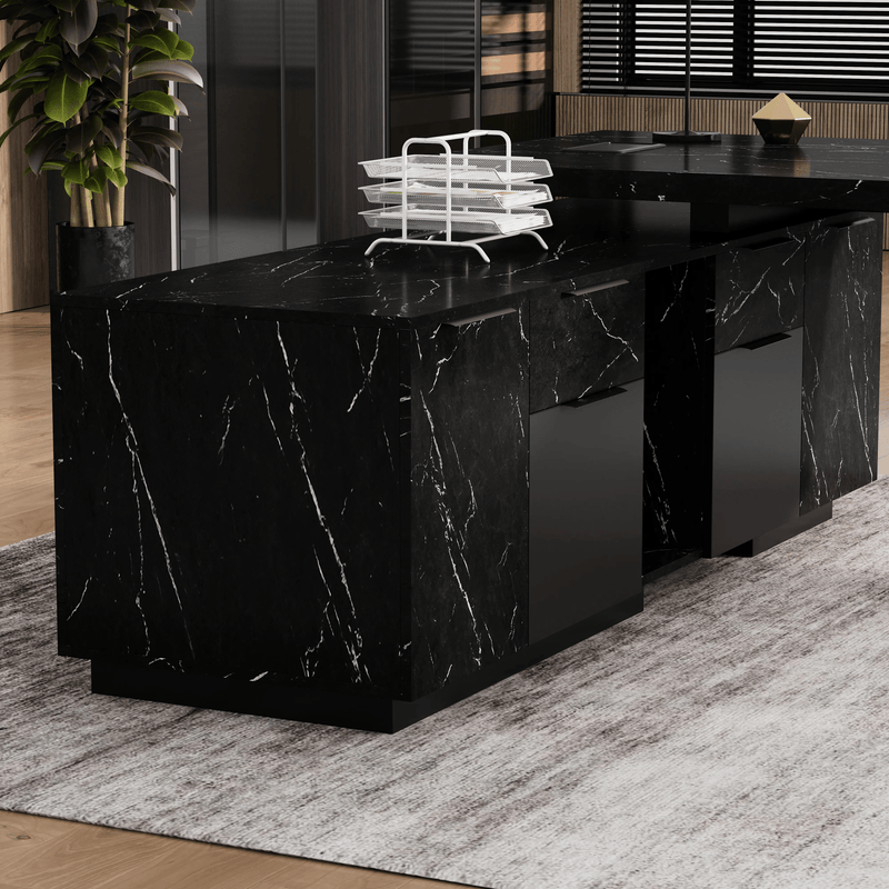 Maverick · Modern L-Shaped Executive Desk