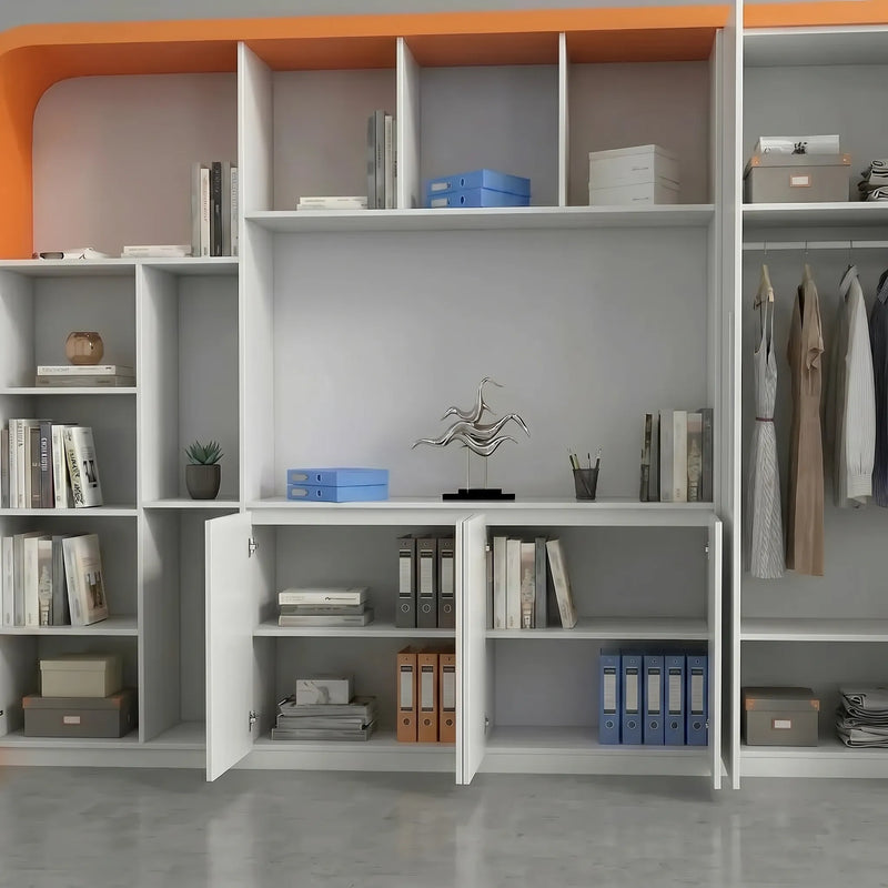 Gauss · Office Shelves w/ Storage and Wardrobe