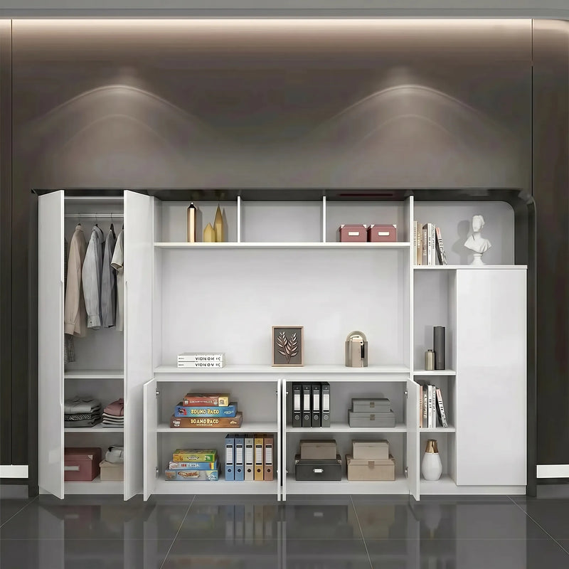 Turing · Office Shelves w/ Wardrobe & Storage