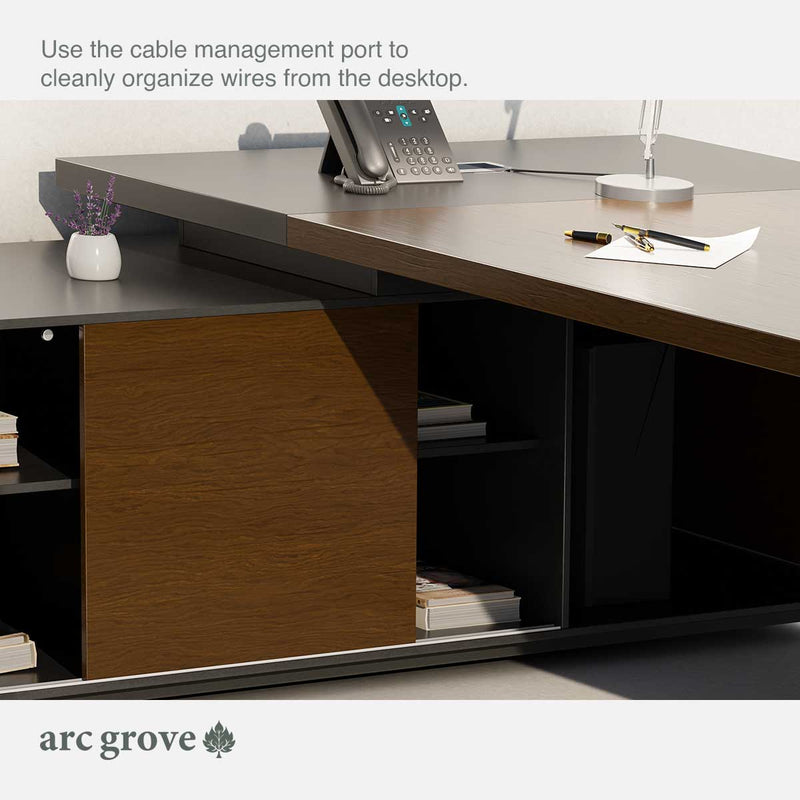 Hershey · Modern L-Shaped Executive Desk