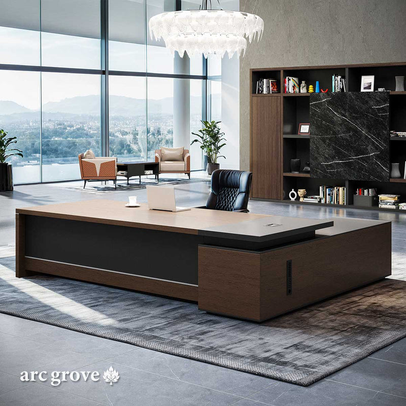 Hershey · Modern L-Shaped Executive Desk