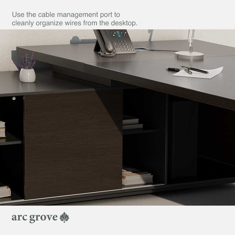 Hershey · Modern L-Shaped Executive Desk
