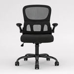 Keld mesh task chair in black, front view