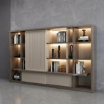 Alvric · Office Shelves w/ Integrated Lighting & Storage