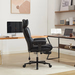 Dunstan high-back office chair with footrest in black, photo 6